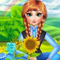 Anna Mommy Gardening Games : Spring is here! And Anna can not wait to show her daughter h ...