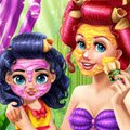 Ariel Mommy Real Makeover Games : Mermaids are curious creatures by nature and Ariel can not w ...