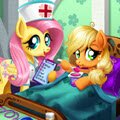 Applejack Stomach Care Games : While she was strolling through her garden, Applej ...