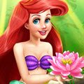 Ariel's Water Garden Games : Ariel sees an unkempt water garden on the shore and thinks u ...