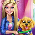 Barbie Puppy Potty Training Games : Barbie came home to find that her little puppy, Taffy, made ...