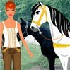 Lucky Ranch Games : Dress-Up Barbie and lovely horse. ...