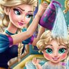 Elsa Baby Wash Games : Queen Elsa needs your help to get her little girl ready for ...