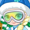 Baby Elsa Skiing Trip Games : Oh my! Sweet baby Elsa is now getting ready for he ...
