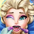 Elsa Real Dentist Games : The ice queen has a toothache and it is because she has a ca ...