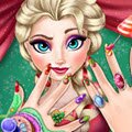 Elsa Christmas Manicure x