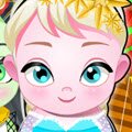 Elsa and Frankie Babies Games : First of all, decided who is going to be the cute baby to en ...