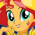 Legend of Everfree Sunset Shimmer Games : Sunset Shimmer has ponied-up style with crystal wi ...