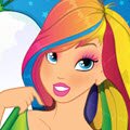 Rainbow Princess Make Up Games : Rainbow colors are the latest fashion in this kingdom of clo ...
