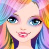 Rainbow Make Up Games : Do you envy celebrities makeup? They all change their hairs. ...