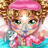 Baby Flu Doctor Care Games : Wearing thin clothes in the middle of blizzard made the baby ...