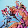 HalloWinx Puzzle Games : Fix all pieces of the picture in exact position using the m ...