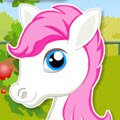 Pretty Pony Day Care Games : Our adorable pony plays in mud in the morning time. Follow t ...