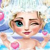 Elsa Baby Bath Games : Baby Elsa is a spoiled little princess with big dr ...