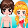 Kawaii Lover Beach Games : What a cute girl and what a handsome boy! Now They ...