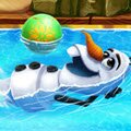 Olaf Swimming Pool Games : Olaf's dream of enjoying a beautiful summer's day ...