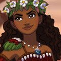 Polynesian Princess Creator Games : Dress up Moana, the Taupou, or Chief's daughter of the mythi ...
