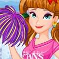 Anna's Cheerleading Tryouts Games : Frozen Anna is going to attend the cheerleading tryouts. Thi ...