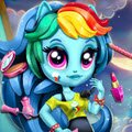 Rainbow Dash K Pop Fashion Games : The ever daring Rainbow Dash discovers K-Pop and wants to dr ...