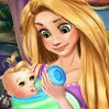 Rapunzel Baby Feeding Games : Rapunzel has a newborn baby and taking care of him ...