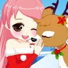 Christmas Girl Loves Reindeer Games : Happy Christmas is coming! Do you expect it? Well,the cute g ...