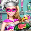 Super Barbie Real Cooking Games : Cook a delicious meal with your favorite superhero ...