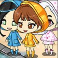 Rainy Chibi Games : Create your own adorable kawaii raincoat girl! ...