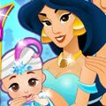 Jasmine Pregnant And Baby Care Games : Beautiful princess Jasmine is pregnant and almost ready to d ...
