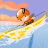 Upstream Kayak Games : Tackle this upstream kayak battle one trick at a time! ...