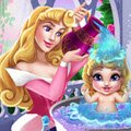 Aurora Baby Wash Games : The beautiful Briar Rose has her own little bud to ...