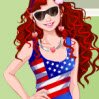 Flag Day Girl Games : It is Flag Day,how great it is to dress the girl w ...
