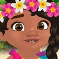 Baby Moana Gets Tidy