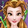 Belle Real Haircuts Games : Join Belle in the enchanted castle and help her get a royal ...