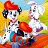 Dalmatians Rotate Puzzle Games : 101 Dalmatians Rotate Puzzle, Arrange the pieces correctly t ...