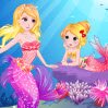 Pretty Mermaids Games : Mermaid Family is living a happy life in the deep sea. Encha ...