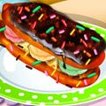 Spumoni Ice Cream Eclairs