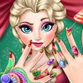 Elsa Christmas Manicure