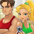 Fitness Workout XL Games : These two friends are eager to get into shape. Go with them ...