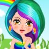 Rainbow Girl Games : This sweet looking rainbow girl is crazy about gir ...