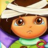Dora Hospital Recovery Games : While exploring, Dora chased a butterfly and she f ...
