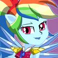 Crystal Guardian Rainbow Dash Games : Rainbow Dash is Canterlot High's spirited and spor ...