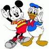 Mickey and Donald