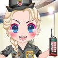 Cute Little Policeman Games : The little girl is going to the event this weekend to experi ...