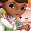 Doc McStuffins Lamb Healing Games : Lambie got sick when she went outside without an u ...
