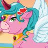 Happy Pink Unicorn Games : Dress your pony unicorn to be the perfect unicorn friend tha ...