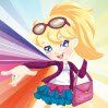 Polly Fabulous Fashion Games : Polly Pocket - the title character with light tone skin, blo ...