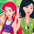 Princess Team Green Games : See what is hidden in princess Ariel's very personal wardrob ...