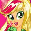 Applejack Rainbooms Style Games : Wearing horse-riding kicks and a cowgirl hat, Applejack play ...