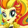 Sunset Shimmer Rainbooms Style