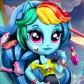 Rainbow Dash K Pop Fashion Games : The ever daring Rainbow Dash discovers K-Pop and w ...